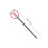 Iron Fireplace Tong with Handle Multi Color Firewood Clamp 3