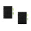 2Sets Wear-Resistant Plastic Braille Writing Board Black with Stylus 9