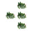 160Pcs Mixed Green Miniature Plastic Trees for Model Scenery and DIY 8