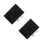 2Sets Wear-Resistant Plastic Braille Writing Board Black with Stylus 6