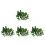 160Pcs Mixed Green Miniature Plastic Trees for Model Scenery and DIY 7