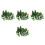 160Pcs Mixed Green Miniature Plastic Trees for Model Scenery and DIY 3
