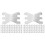 200Pcs Silver Aluminum Bandage Clips Portable Fixators for Daily Use 4