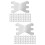 200Pcs Silver Aluminum Bandage Clips Portable Fixators for Daily Use 9