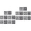 20Sheets Silver Alphabet Number Sticker Labels for Room Decoration 4