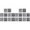 20Sheets Silver Alphabet Number Sticker Labels for Room Decoration 2