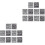 20Sheets Silver Alphabet Number Sticker Labels for Room Decoration 3