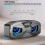 Wireless Bluetooth Speaker with 2000mAh Battery, Dual Horn, Multicolored Lights 6