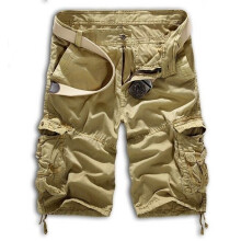 (Khaki,30)Bermuda Herren Camouflage Cargo Shorts Army Military Camouflage Combat Shorts Hose