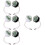 8Stk USB Farbwechsel Mini Disco Licht LED Partydeko 7