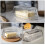 1Stk Transparentes Dessertplatte Butterbehälter Mit Schutzdeckel 5