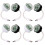 8Stk USB Farbwechsel Mini Disco Licht LED Partydeko 5