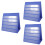 3Stk Blauer Memo Tischkalender Doppelseitig Selbststehend Vielseitig 6