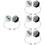 8Stk USB Farbwechsel Mini Disco Licht LED Partydeko 6