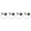 8Stk USB Farbwechsel Mini Disco Licht LED Partydeko 4