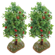 6Stk Kunststoff Ornament Für Mikro Landschaft Und Gartendeko