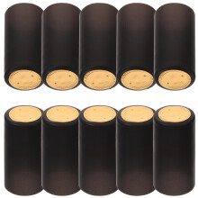 100Pièces Capsules Rétractables En PVC Noires Pour Bouteilles De Vin