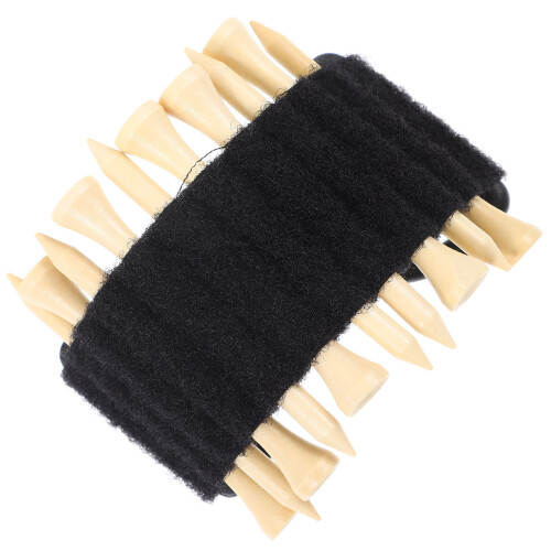 5Ensembles Porte-Tees Golf Organiseur Noir 2