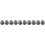 10Pièces Pompons Cheer Noir Métallique Réutilisable Pour Animation 10