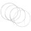 16Pièces Cordes Nylon Pour Ukulélé Couleur Argent Accessoires Robustes 8
