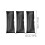 12Pièces Étui Microphone Noir En PU Résistant Pour Stockage 9