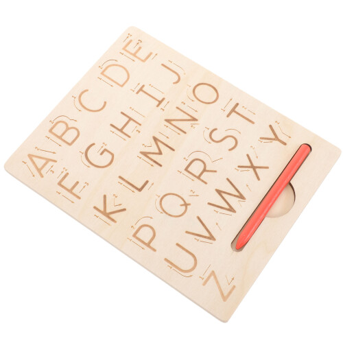 5Ensembles Planche D'écriture Montessori Bois Couleur Kaki 1