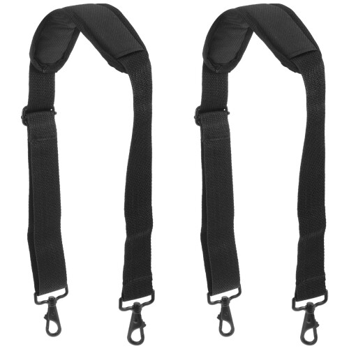 10Pièces Sangles Remplacement Rembourrées Noir Pour Sac Instrument