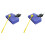 2Pièces Cowbell Percussion Métal Violet Réglable Pour Enfants 4