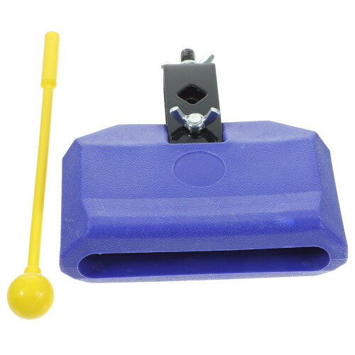 2Pièces Cowbell Percussion Métal Violet Réglable Pour Enfants 2
