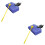 2Pièces Cowbell Percussion Métal Violet Réglable Pour Enfants 8