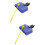 2Pièces Cowbell Percussion Métal Violet Réglable Pour Enfants 9