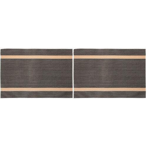 2Pièces Tapis Ongles PVC Café Support Stabilité Table 2