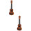 2Pièces Jouet Bois Mini Pour Tout-Petits Débutants Marron 9