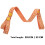 Attache- Réglable Orange Cerf En Sûr Pour Jouets Bébé 3