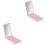 2Pièces Chauffe- Portable Rose Pour 5