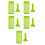 5Pièces Kit DIY À Vert Plateau 50 Trous Spatule Souple 4