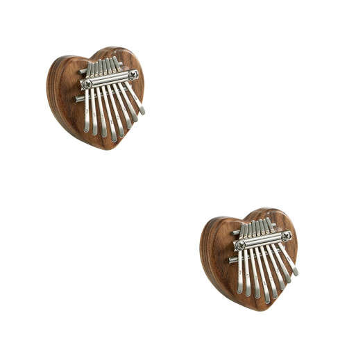 2Pièces Kalimba 8 Clés Bois Pédagogique 1