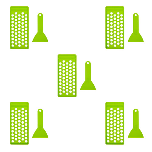 5Pièces Kit DIY À Vert Plateau 50 Trous Spatule Souple 1