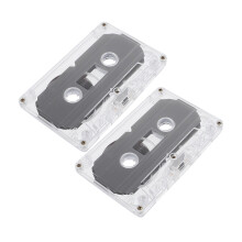 2Pièces Cassette Plastique Vintage Bricolage Décor