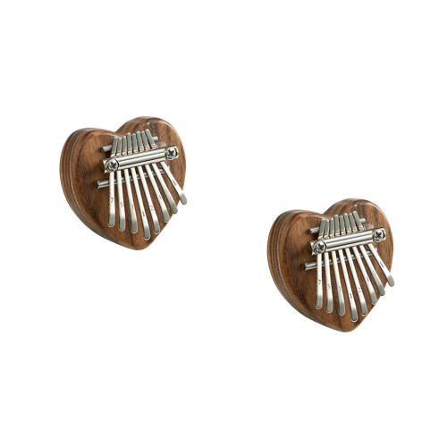2Pièces Kalimba 8 Clés Bois Pédagogique 2