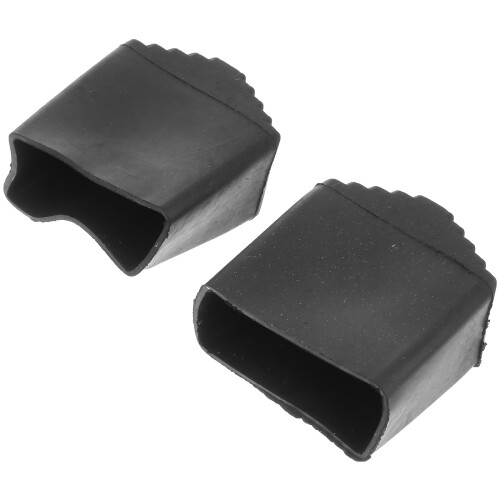 6Pièces Couvre Pieds D'échelle Pliable Noir Antidérapant 1