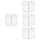 4Pcs Clear Acrylic Pet Reptile Cases Easy Observing and Cleaning 8