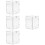 4Pcs Clear Acrylic Pet Reptile Cases Easy Observing and Cleaning 9