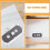 2Pièces Cassette Plastique Vintage Bricolage Décor 8