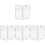 4Pcs Clear Acrylic Pet Reptile Cases Easy Observing and Cleaning 4