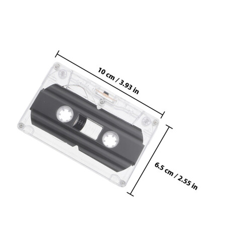 2Pièces Cassette Plastique Vintage Bricolage Décor 1