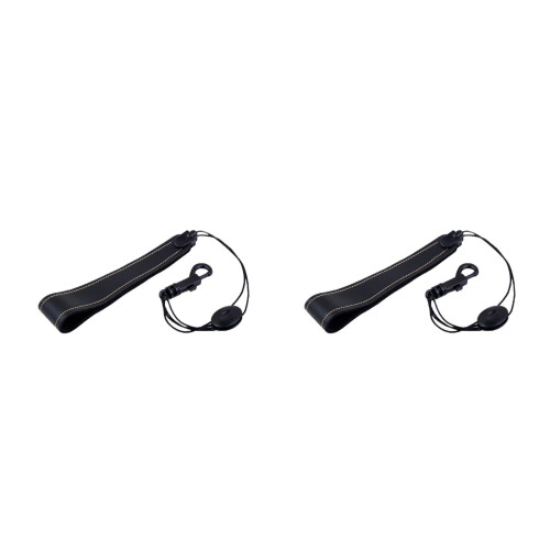 2Pièces Courroies Saxophone Cuir Confortable Pour Musiciens 2