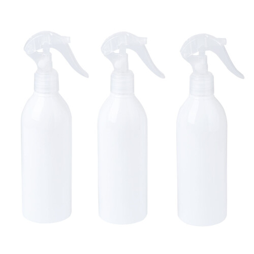 9Pcs Sturdy White Water Sprayer Bottles with Easy-Press Trigger