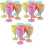 18Pcs Assorted Party Cups Glass Beverage Holders 4