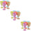 18Pcs Assorted Party Cups Glass Beverage Holders 10